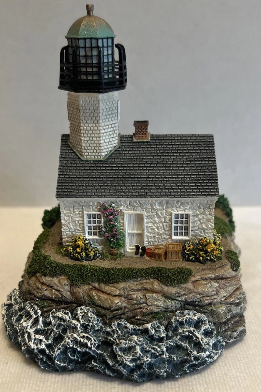 Old Mount Desert Lighthouse Maine #563 by Harbour Lights in Box & COA